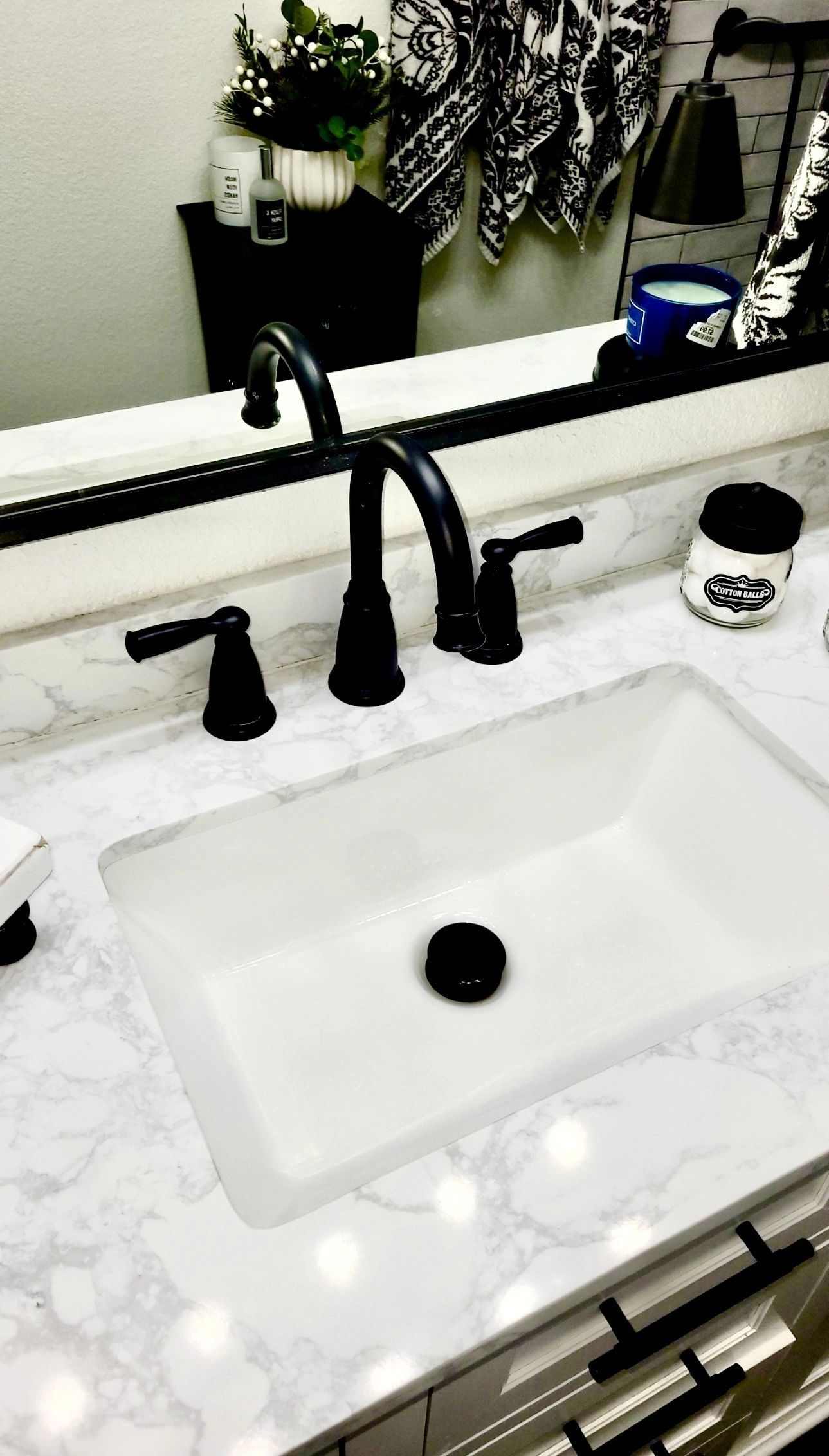 Bathroom sink and counter remodel