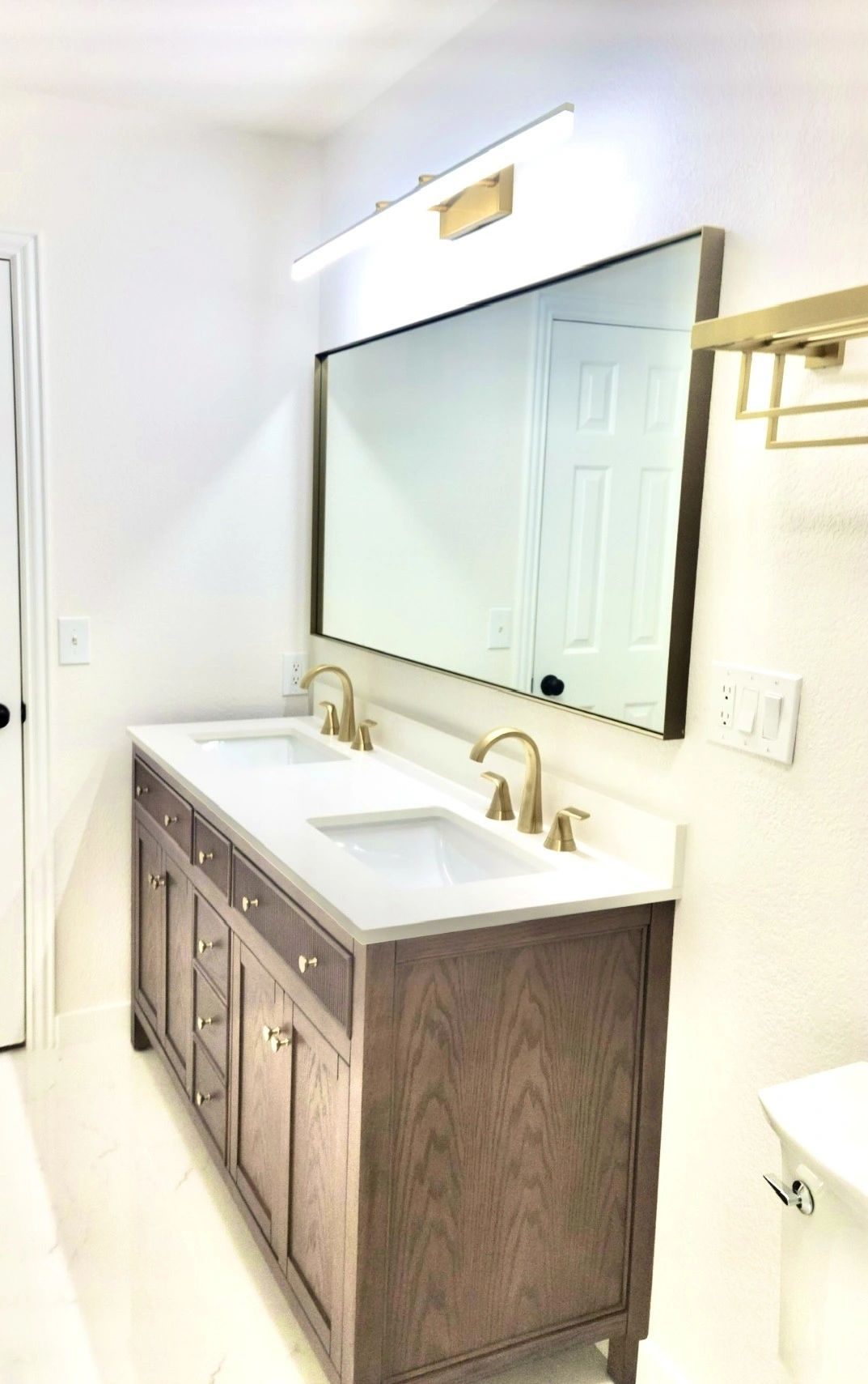 New bathroom vanity install