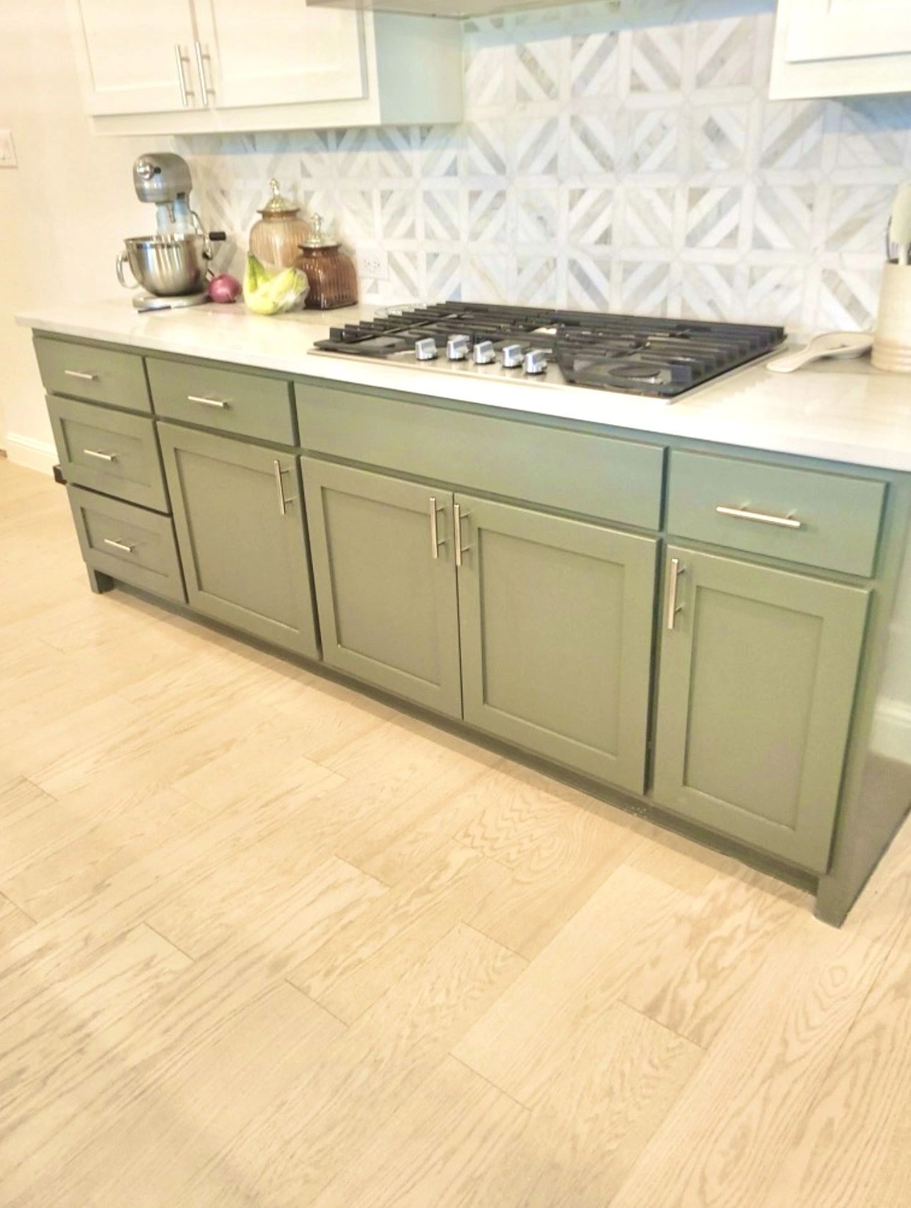 Kitchen remodel with updated cabinets